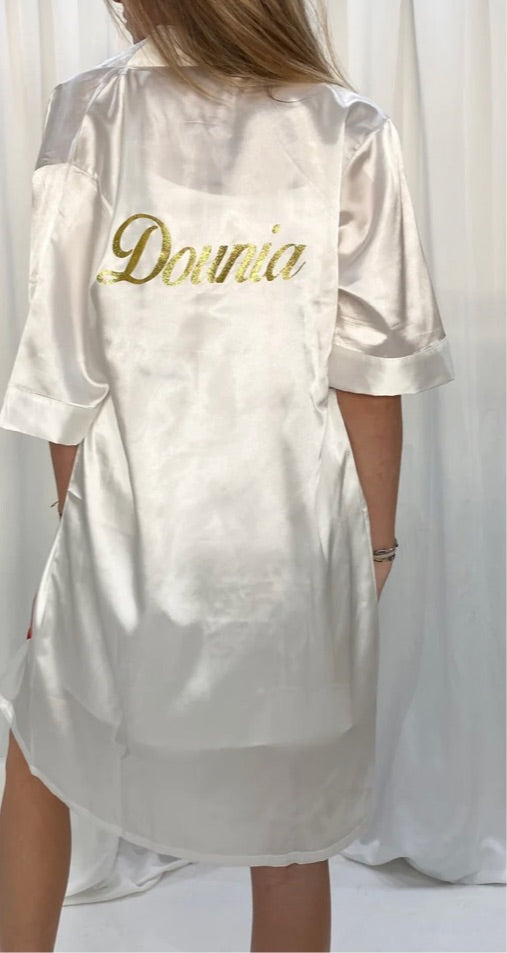 Pyjama peignoir et nuisette personnalisée