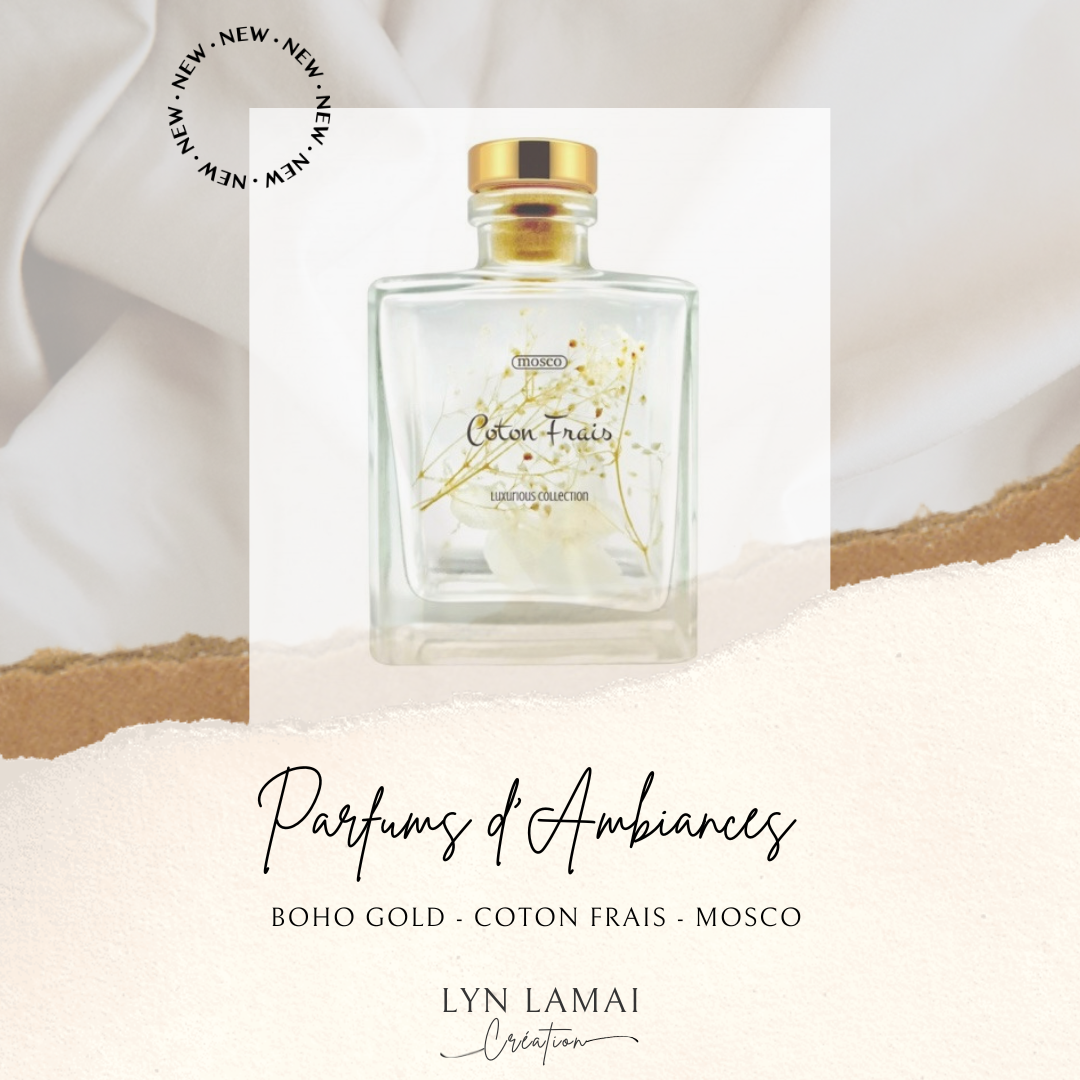 Parfums d'Ambiances BOHO GOLD Coton Frais – Lynlamaicreation